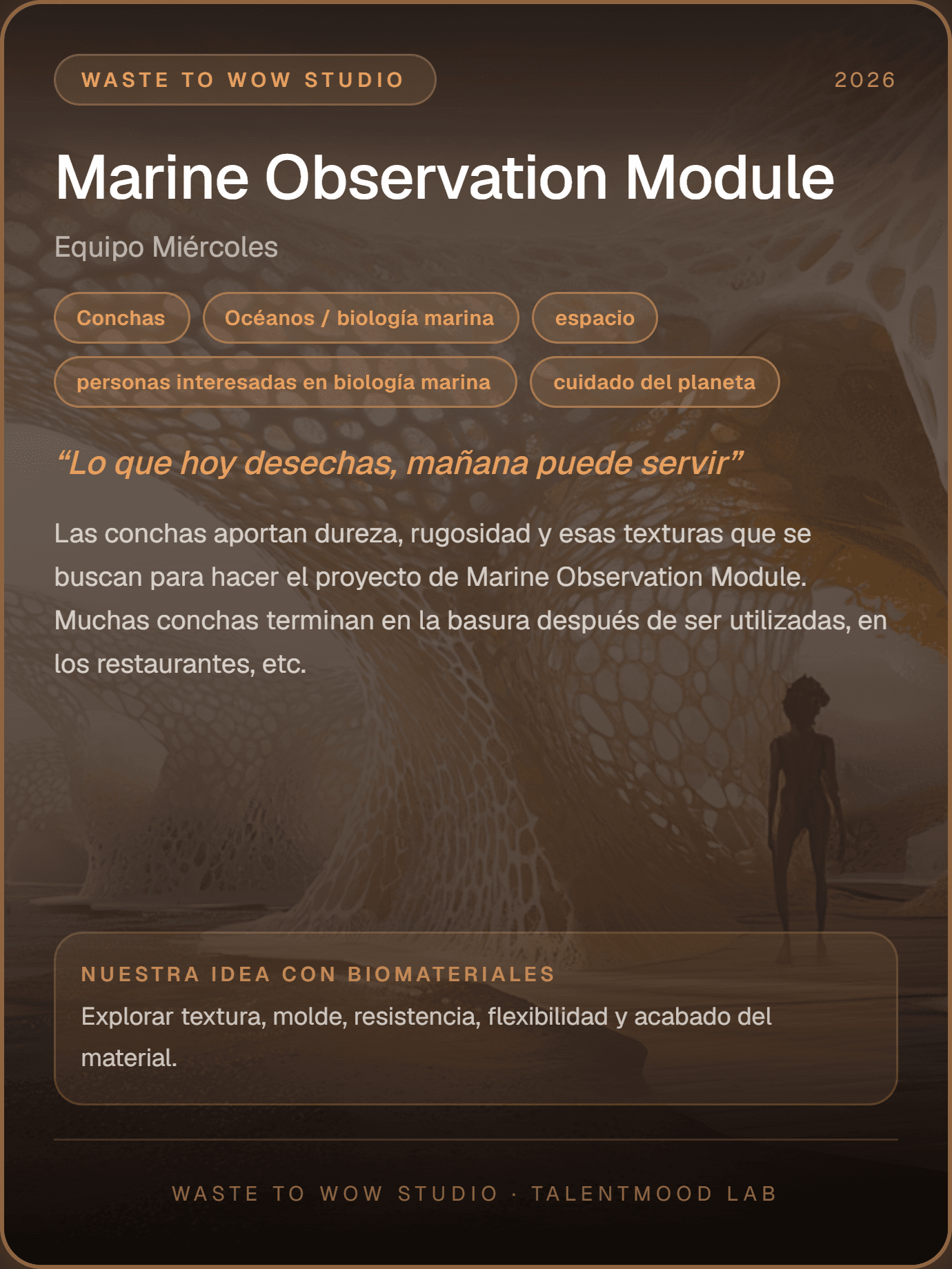 Hipòtesi de disseny preparada abans de la immersió de Talentmood 360 a LCI Barcelona