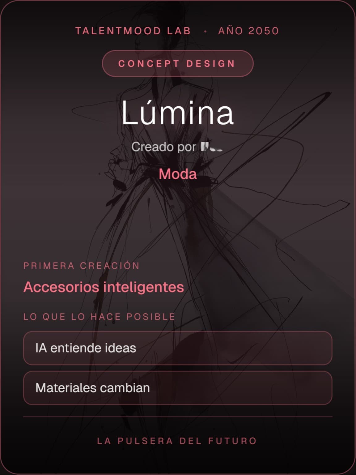 Creació Lúmina, des de l'interès per la moda