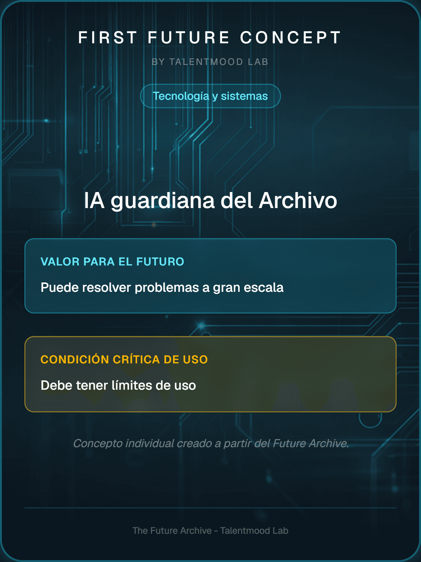 Prototip individual amb la condició crítica d'ús de la IA